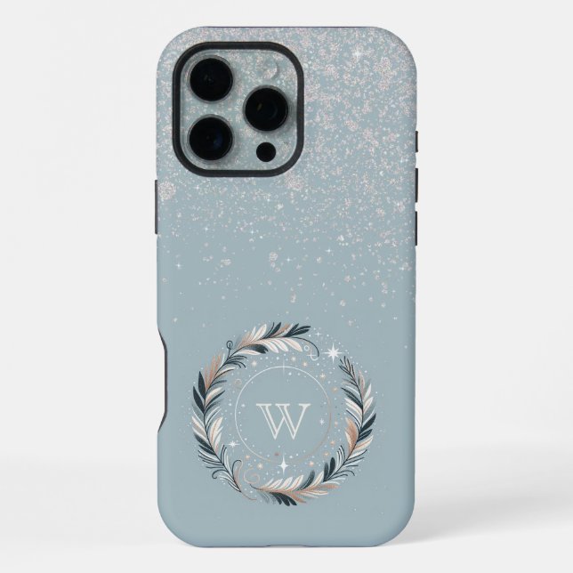 Enchanted Winter Wreath iPhone Case (Back)