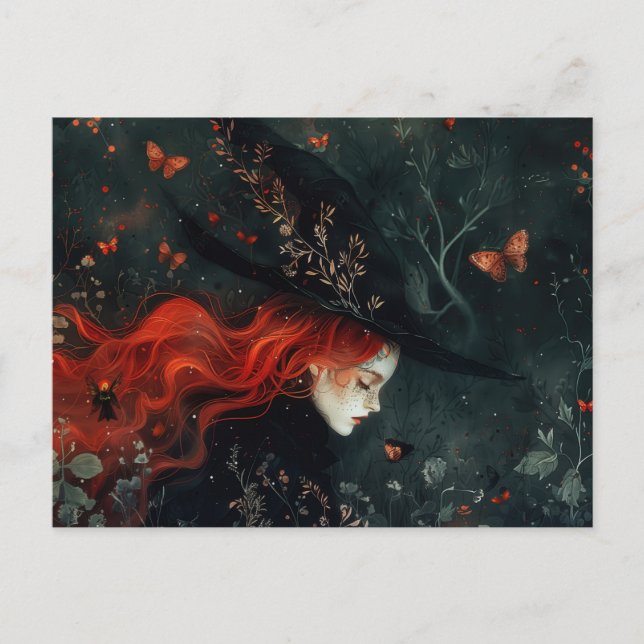 Enchanted Witch Postcard (Front)