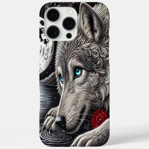 Enchanted Wolf and Reflection iPhone 16 Pro Max Case