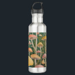 Enchanted Woodland 710 Ml Water Bottle<br><div class="desc">Step into an enchanted woodland where pastel-colored mushrooms spring forth in a delightful array of shapes and sizes. Did you know, some mushrooms glow in the dark, a phenomenon known as bioluminescence? This design captures the magical allure of these fascinating fungi, inviting you to explore a world where nature's palette...</div>