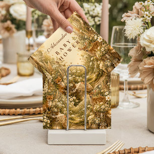 Enchanted Woodland Boho Baby Shower Napkin