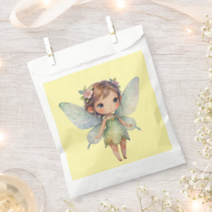 Enchanted Woodland Fairy: pastel green Sprite Favour Bag
