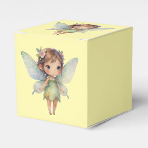 Enchanted Woodland Fairy: pastel green Sprite Favour Box