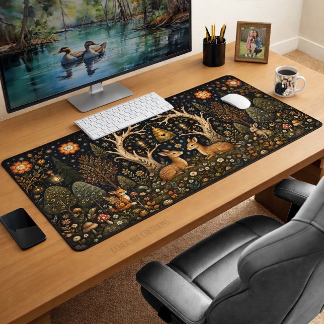 Enchanted Woodland Fantasy Aesthetic Desk Mat (Creator Uploaded)