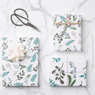 Enchanted Woodland Floral Wrapping Paper