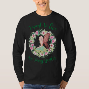 Enchanted Woodland Flower Fairy Wings T-Shirt