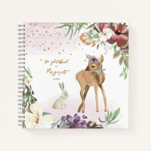 Enchanted Woodland Girl Notebook