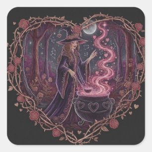 EnchantedHeart Square Sticker