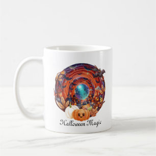Enchanting 3D Spiral Into Halloween's Magic Coffee Mug