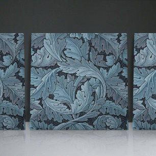 Enchanting Acanthus William Morris Floral Ceramic Tile