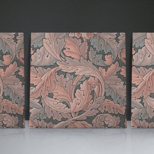 Enchanting Acanthus William Morris Floral  Ceramic Tile (Creator Uploaded)