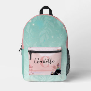 Enchanting Adorable Mermaid Printed Backpack