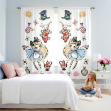 Enchanting Alice Wonderland Inspired Sketch Design