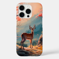 Enchanting Autumn Deer Forest Scene Design