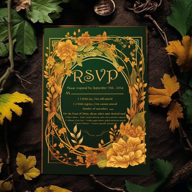 Enchanting Autumn Themed Druid Hill RSVP Wedding (Creator Uploaded)