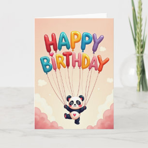 Enchanting Bear Birthday Card