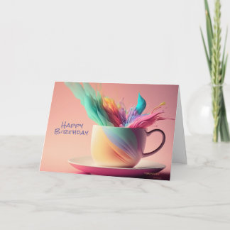 Enchanting Birthday Fantasy Pastell Fun Card