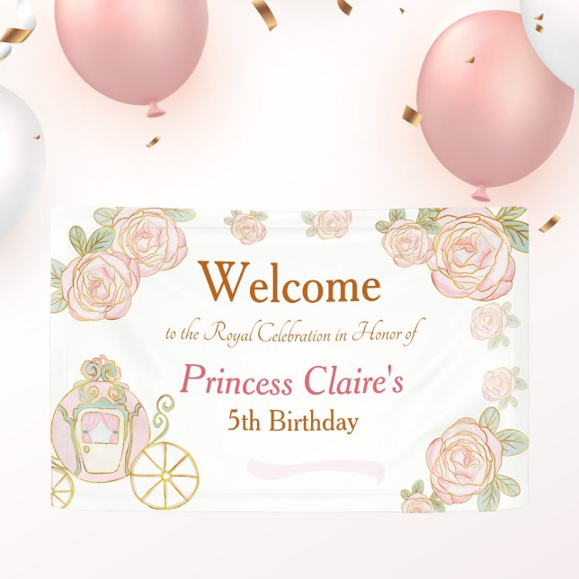 Enchanting Birthday Princess Banner (Creator Uploaded)