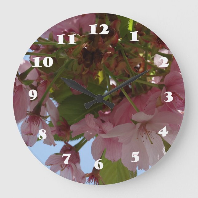 Enchanting Blooms Large Clock (Front)