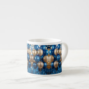 Enchanting Blue and Gold Coffee Mug Gift – Dreamy