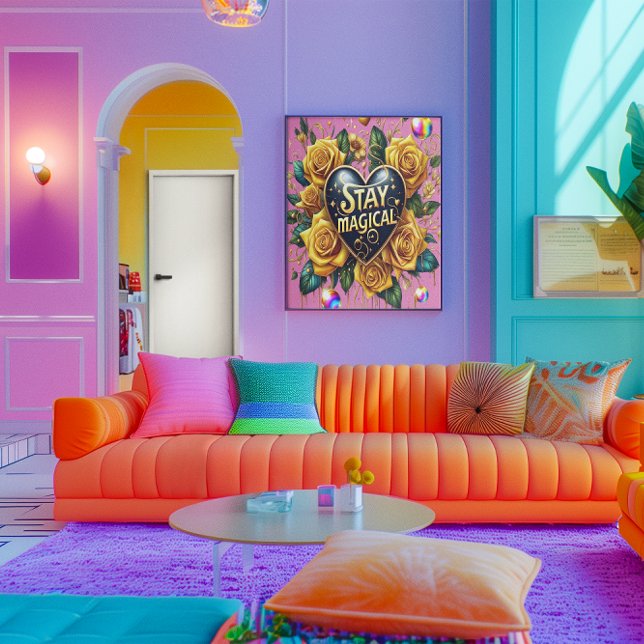 Enchanting Bouquet of Golden Roses And Hear  16x20 Poster (Creator Uploaded)