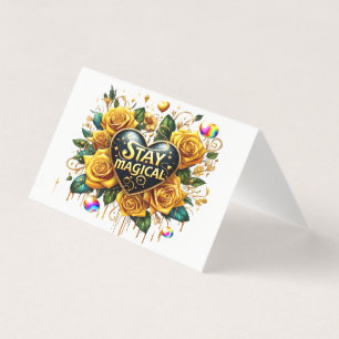 Enchanting Bouquet of Golden Roses And Heart