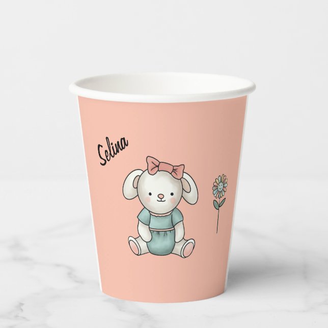 Enchanting children design paper cups (Front)