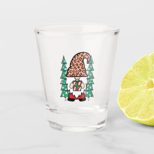 Enchanting Christmas Gnome Sipping Festive Elixir  Shot Glass
