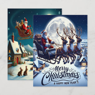 Enchanting Christmas Winter Village Wallpaper 2025 Holiday Postcard