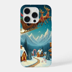 Enchanting Christmas Winter Village Wallpaper 2025 iPhone 15 Pro Case