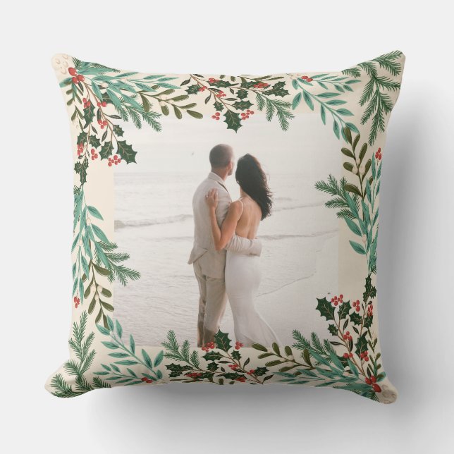 Enchanting Classic Elegance Christmas Holiday Cushion (Front)