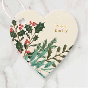 Enchanting Classic Elegance Christmas Holiday Favour Tags