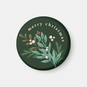 Enchanting Classic Elegance Christmas Holiday Magnet