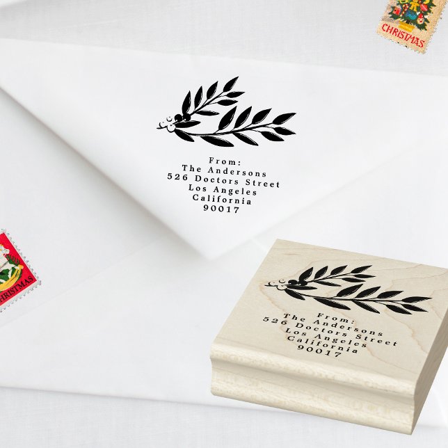 Enchanting Classic Elegance Christmas Holiday Rubber Stamp (Creator Uploaded)