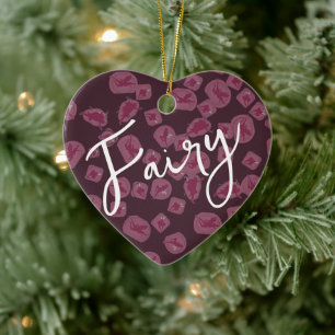 Enchanting customizable ceramic ornament