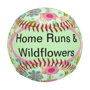 Enchanting Eclectic Garden: Diverse Floral Beauty  Baseball