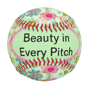 Enchanting Eclectic Garden: Diverse Floral Beauty  Baseball
