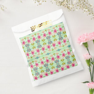 Enchanting Eclectic Garden: Diverse Floral Beauty Favour Bag