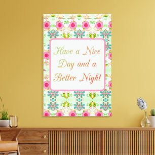 Enchanting Eclectic Garden: Revel in the Beauty Canvas Print