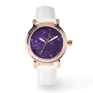 Enchanting Elegance: The Purple Sparkle Butterfly Watch