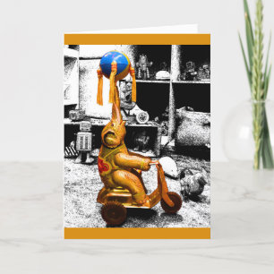 Enchanting Elephant Vintage Toy Elephant Card