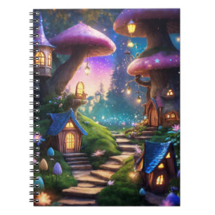 Enchanting Fairy House Fantasy Magical Forest Notebook