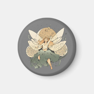 Enchanting Fairy – Whimsical Fantasy Art Magnet