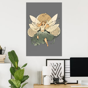 Enchanting Fairy – Whimsical Fantasy Art Poster