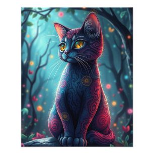 Enchanting Fantasy Cat Photo Print