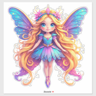 Enchanting Fantasy Fairy with Colourful Wings