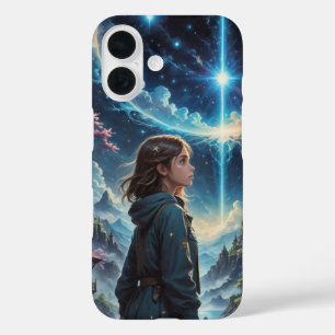 Enchanting Fantasy Night Sky Scene iPhone 16 Case