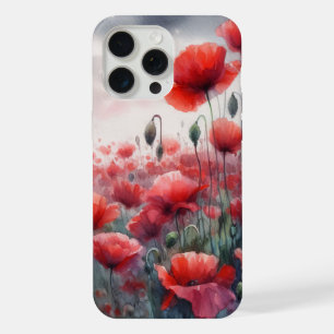 Enchanting Field of Poppies iPhone 15 Pro Max Case