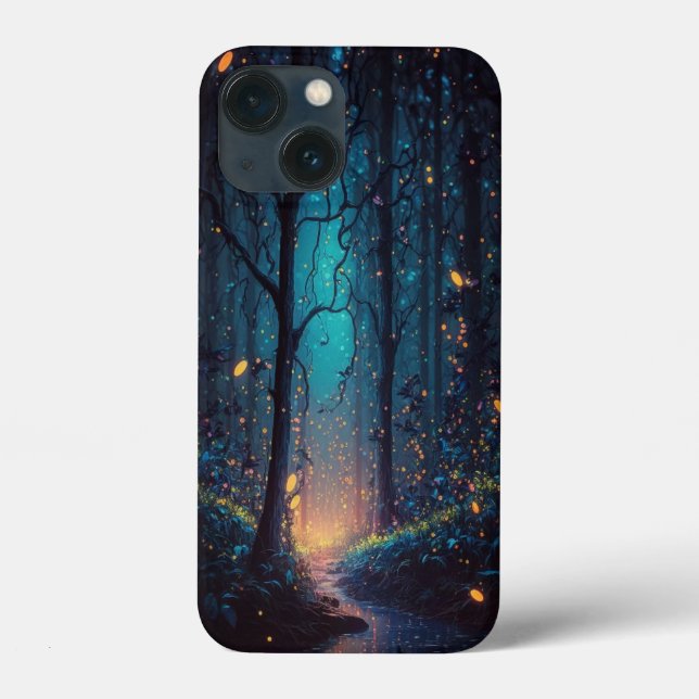 Enchanting Fireflies Illuminate Mystical Forest Case-Mate iPhone Case (Back)