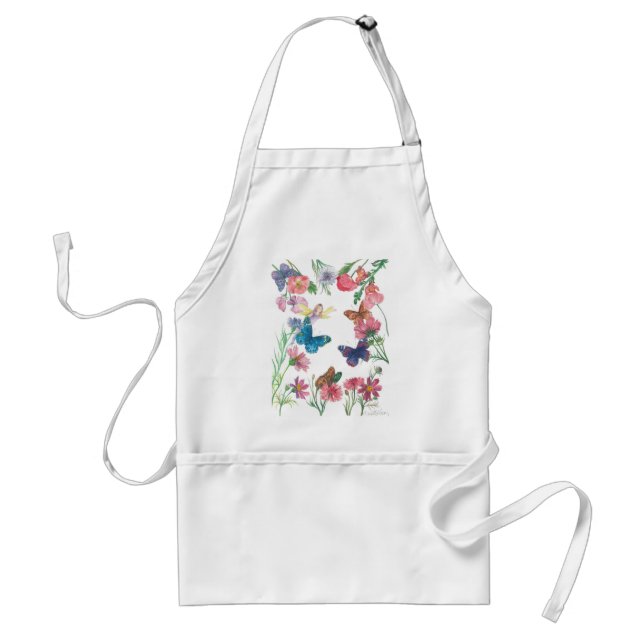 Enchanting flower fairy custom standard apron (Front)